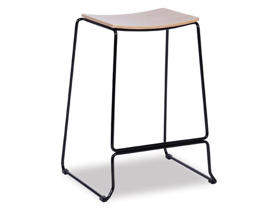 Ardent Stool - Steel Frame - Natural