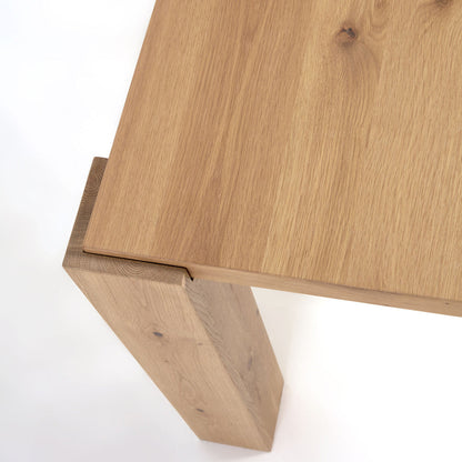 Arina 200cm x 100cm Wooden Dining Table - Natural