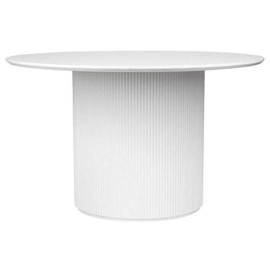 Arlo Round Dining Table - 1.2m White