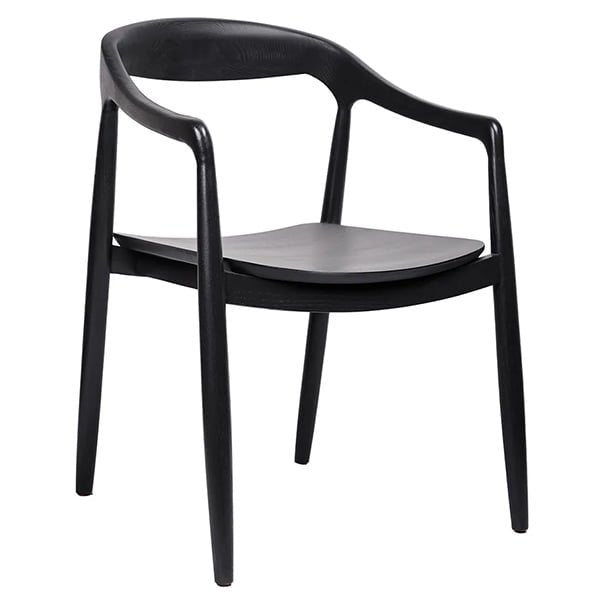 Astrid Ashwood Dining Chair - Black