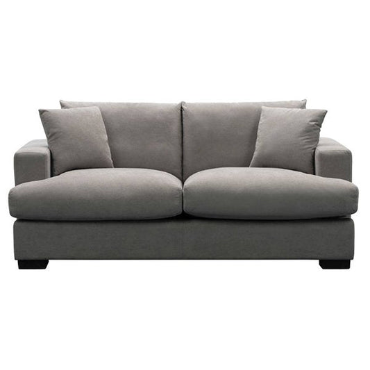 Avery 2 Seater Fabric Sofa – Light Grey