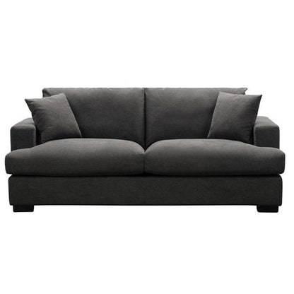 Hastings 2.5 Seater Fabric Sofa Lounge - Dark Grey