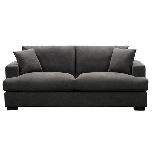 Hastings 2.5 Seater Fabric Sofa Lounge - Dark Grey
