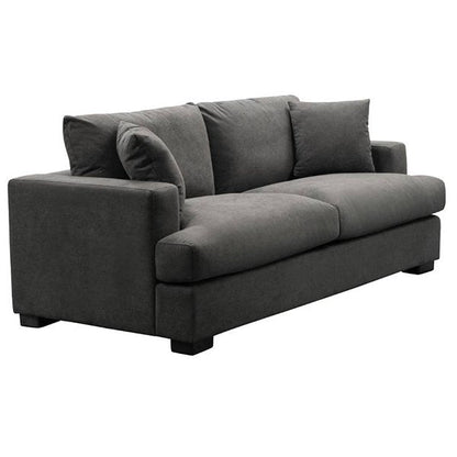 Hastings 2.5 Seater Fabric Sofa Lounge - Dark Grey