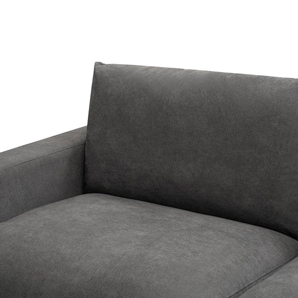 Hastings 2.5 Seater Fabric Sofa Lounge - Dark Grey