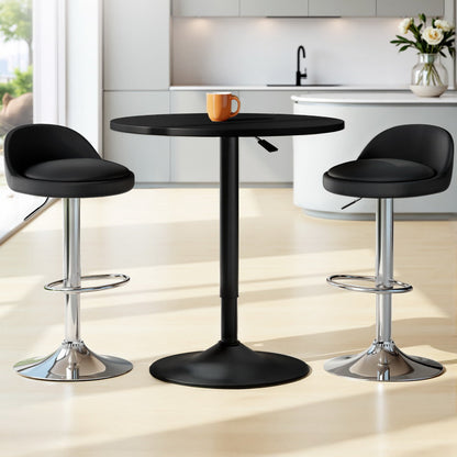 Artiss Bar Table and Stools Set Dining Desk Kitchen Chairs Cafe Pub