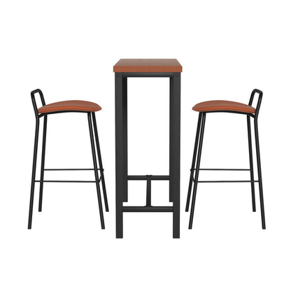 Artiss Bar Table and Stools Set Dining Desk Kitchen Chairs Cafe Pub