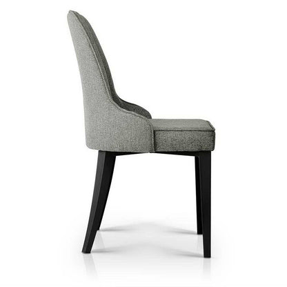 Artiss Dining Chairs Fabric Grey Set of 2 Domus