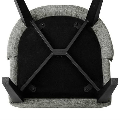 Artiss Dining Chairs Fabric Grey Set of 2 Domus