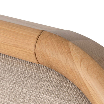 150cm Queen Sized Bed - Beige