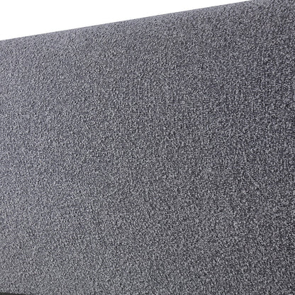 King Bed Frame - Charcoal Pepper Boucle