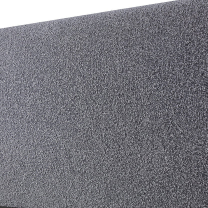 Queen Bed Frame - Charcoal Pepper Boucle