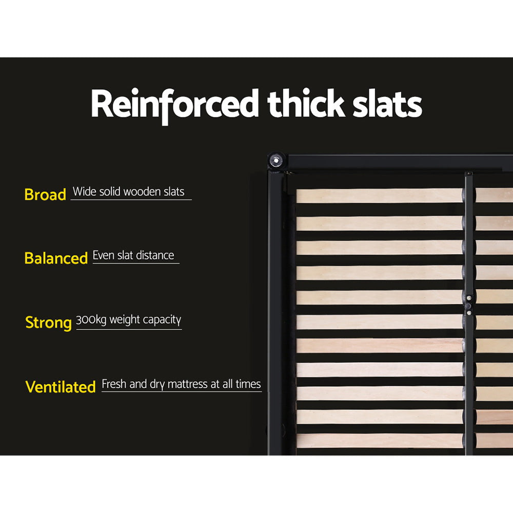 Artiss Tiyo Gas Lift Bed Frame - Queen