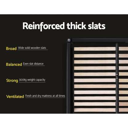 Artiss Tiyo Gas Lift Bed Frame - Queen