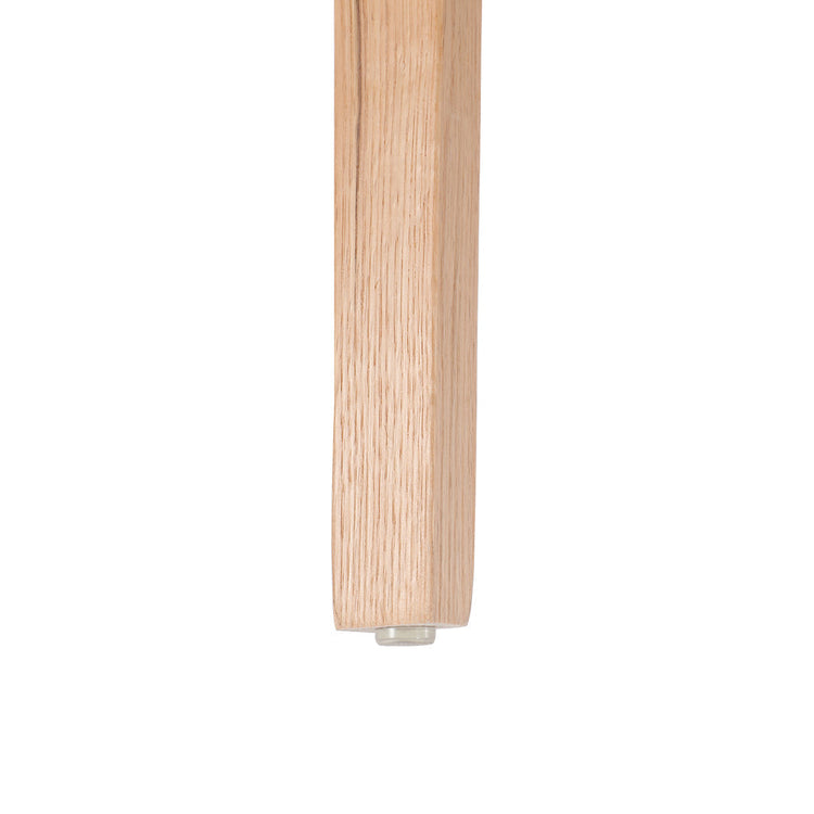 Davis 65cm Bar Stool – Natural Timber, Grey Seat – view 10