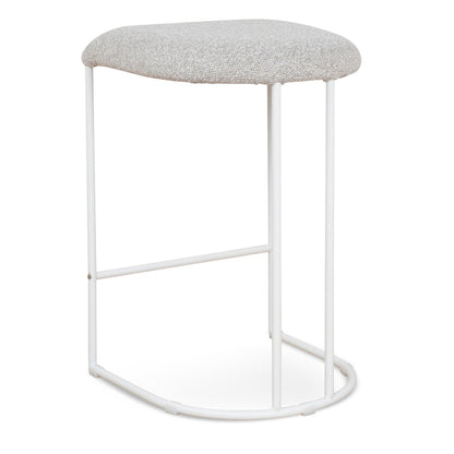 White Bar Stool - Clay Grey (Set of 2)