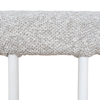White Bar Stool - Clay Grey (Set of 2)