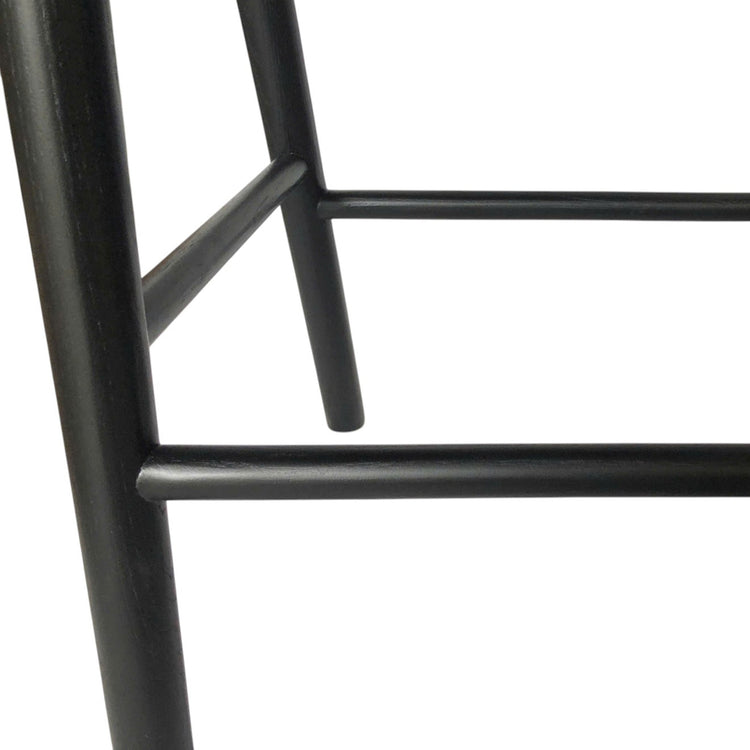 Marlow 65cm Bar Stool – Full Black – view 9