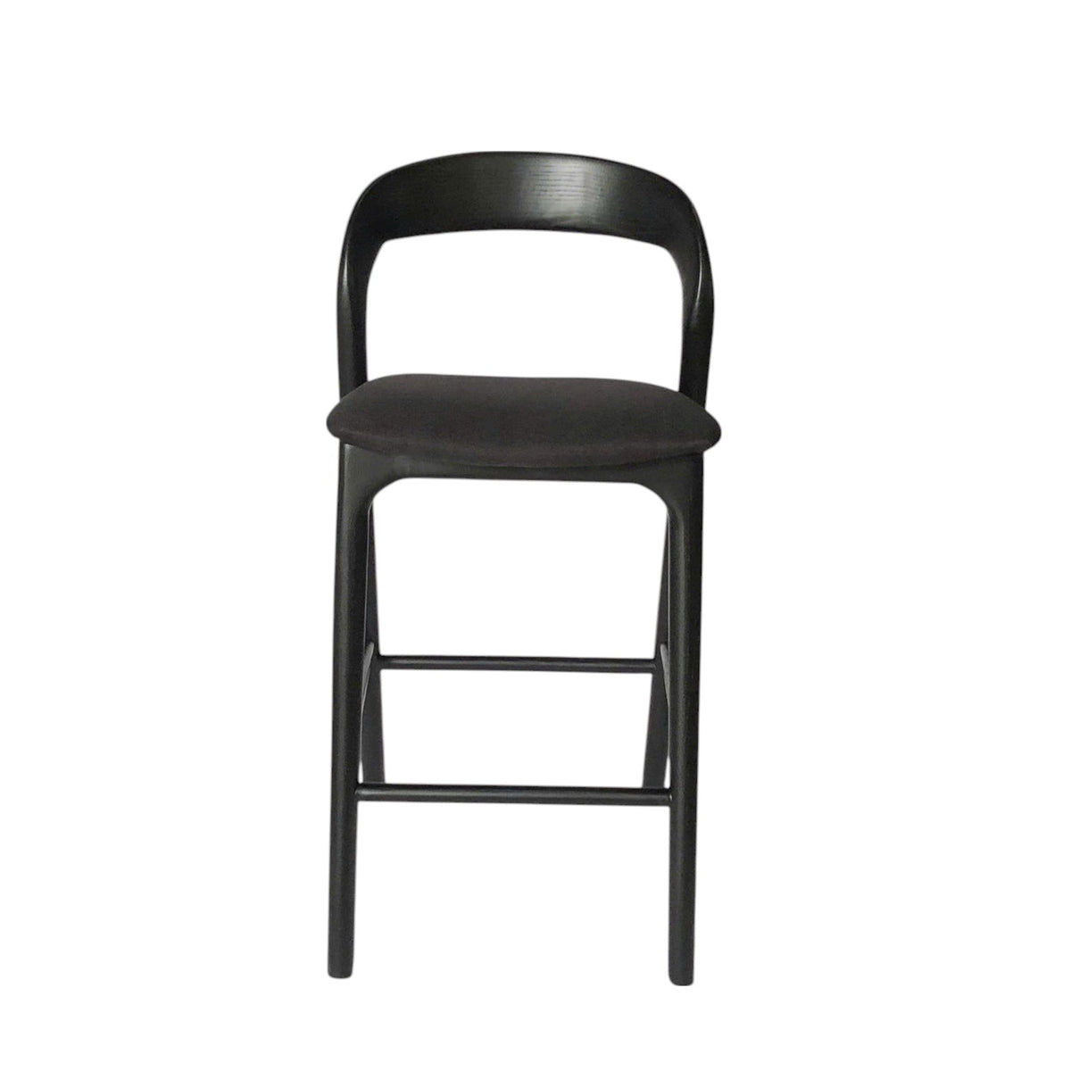 Marlow 65cm Bar Stool – Full Black – view 3