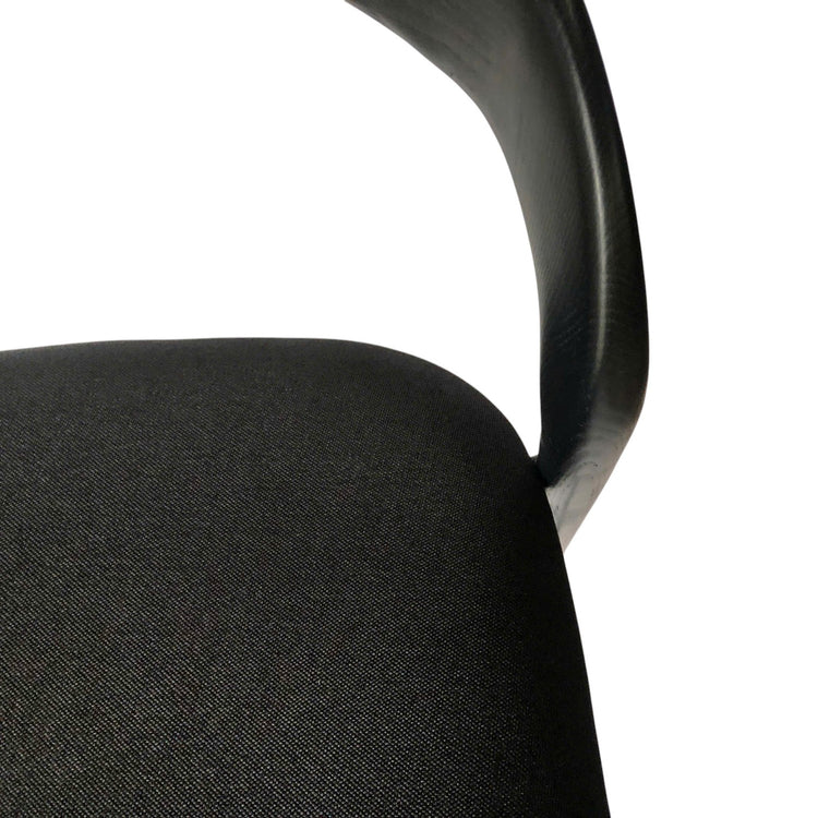 Marlow 65cm Bar Stool – Full Black – view 12