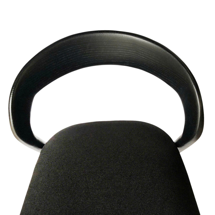 Marlow 65cm Bar Stool – Full Black – view 11