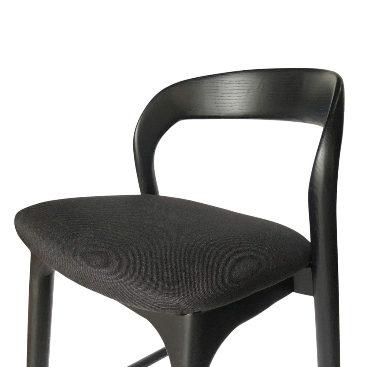 Marlow 65cm Bar Stool – Full Black – view 10