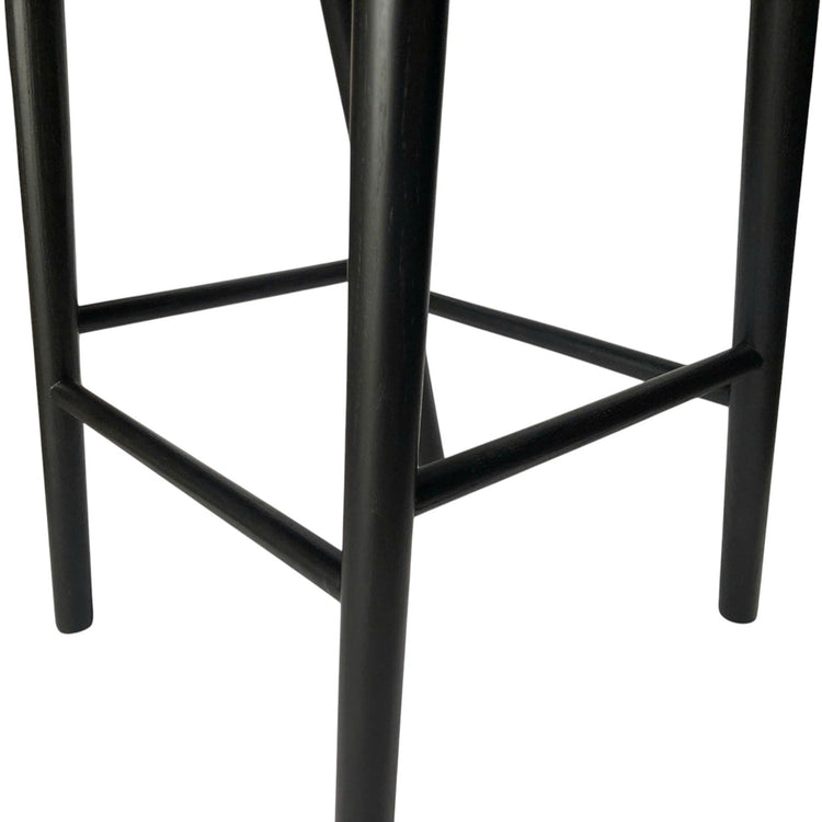Marlow 65cm Bar Stool – Full Black – view 8