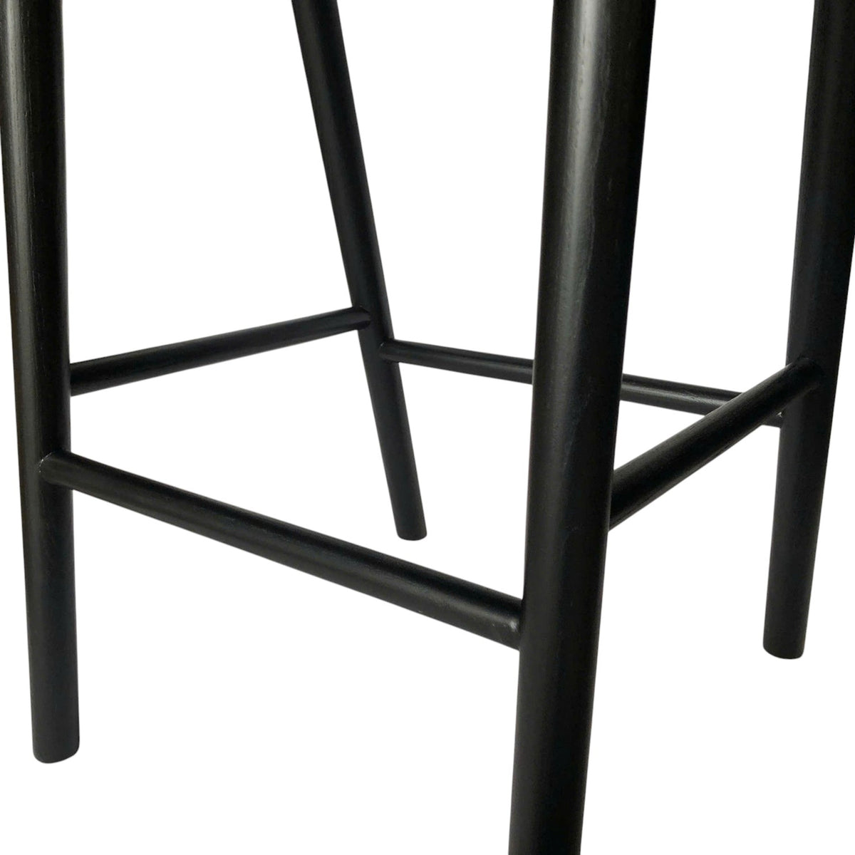 Marlow 65cm Bar Stool – Full Black – view 7