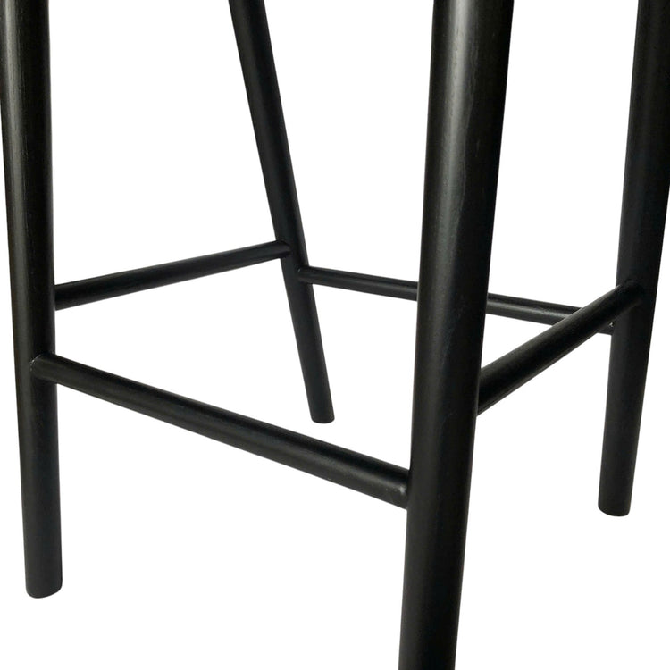 Marlow 65cm Bar Stool – Full Black – view 7
