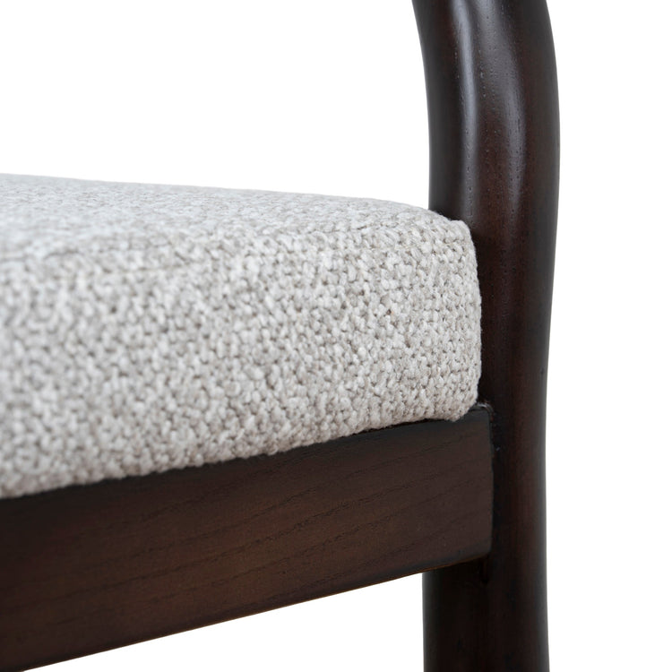 Adir 66cm Bar Stool – Brown Oak, Clay Grey – view 8