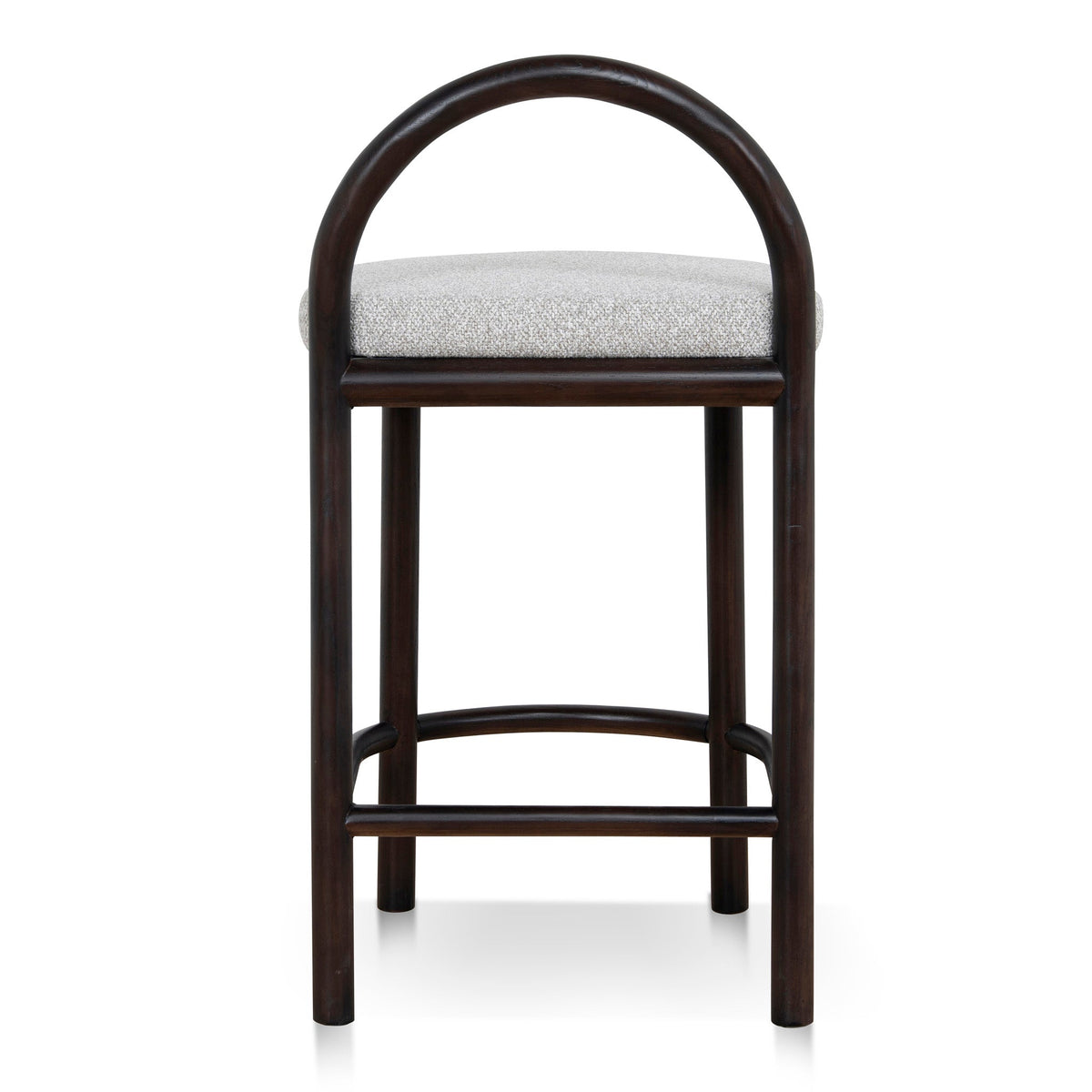 Adir 66cm Bar Stool – Brown Oak, Clay Grey – view 5
