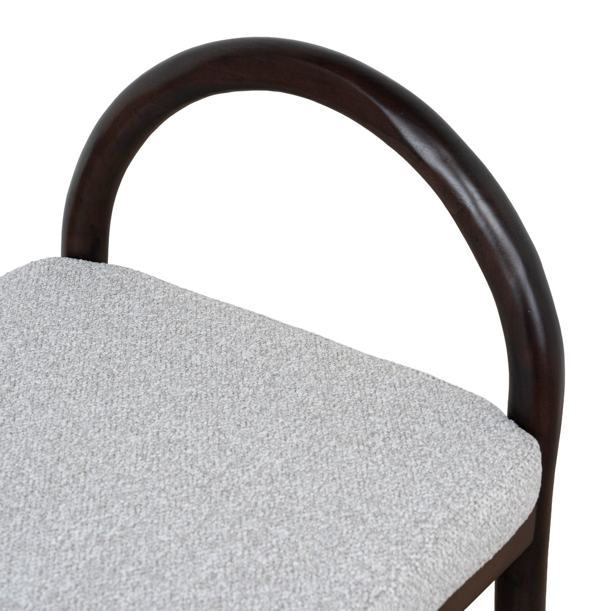Adir 66cm Bar Stool – Brown Oak, Clay Grey – view 10