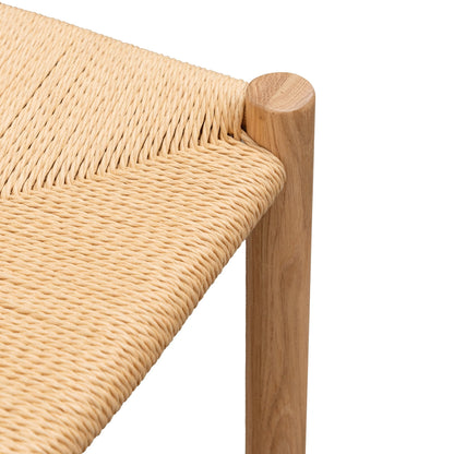Erika 65cm Rattan Bar Stool - Natural