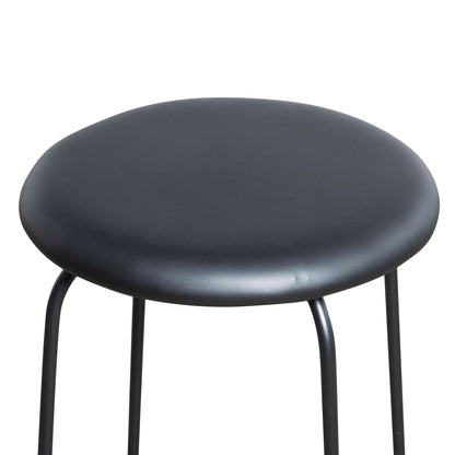 Ex Display - Genaro 65cm Bar stool - Black