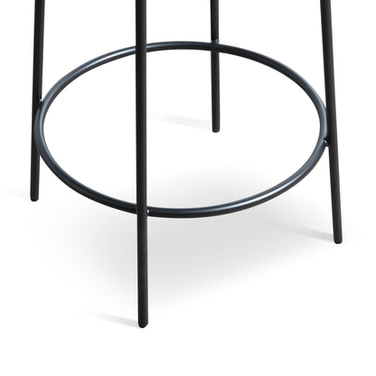 Ex Display - Genaro 65cm Bar stool - Black