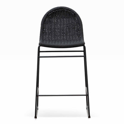 Set of 2 - Kelton 65cm Barstool - Full Black