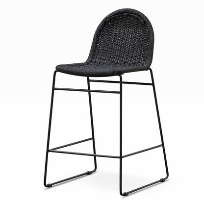 Set of 2 - Kelton 65cm Barstool - Full Black