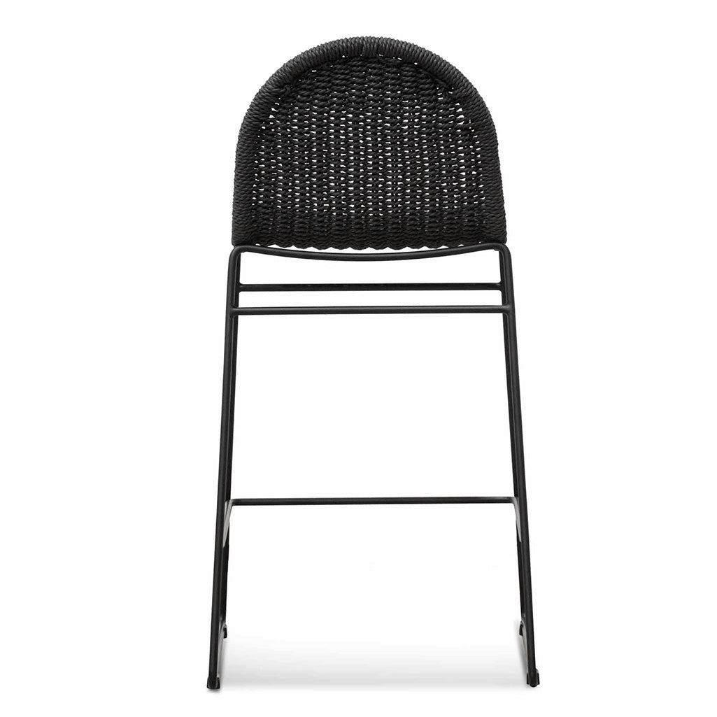 Set of 2 - Kelton 65cm Barstool - Full Black