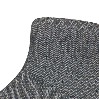 Harris 65cm Grey Bar Stool - Natural Legs