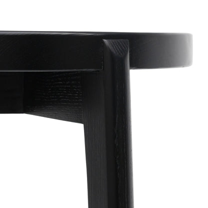 CBS8163-SU 65cm Solid wood Bar Stool - Full Black - Last one