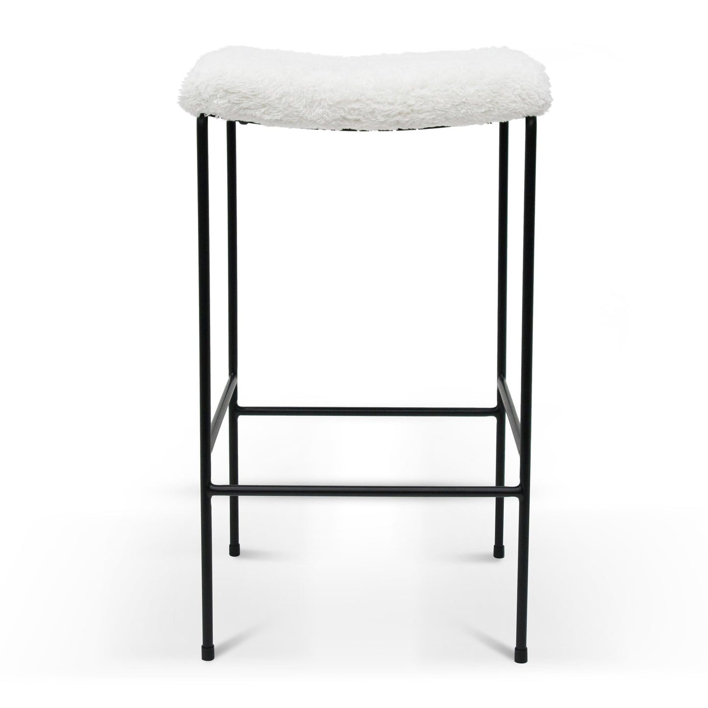 Seymour 65cm Bar Stool - White