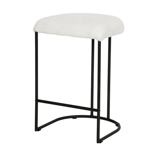 Galvan 65cm Bar Stool - Cloud Fur - Last One