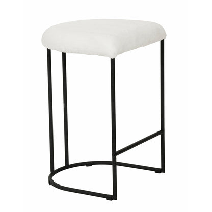 Set of 2 - Galvan 65cm Bar Stool - Cloud Fur