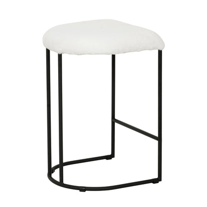 Galvan 65cm Bar Stool - Cloud Fur - Last One