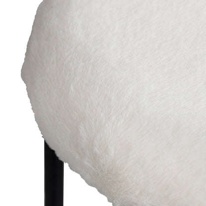 Set of 2 - Galvan 65cm Bar Stool - Cloud Fur
