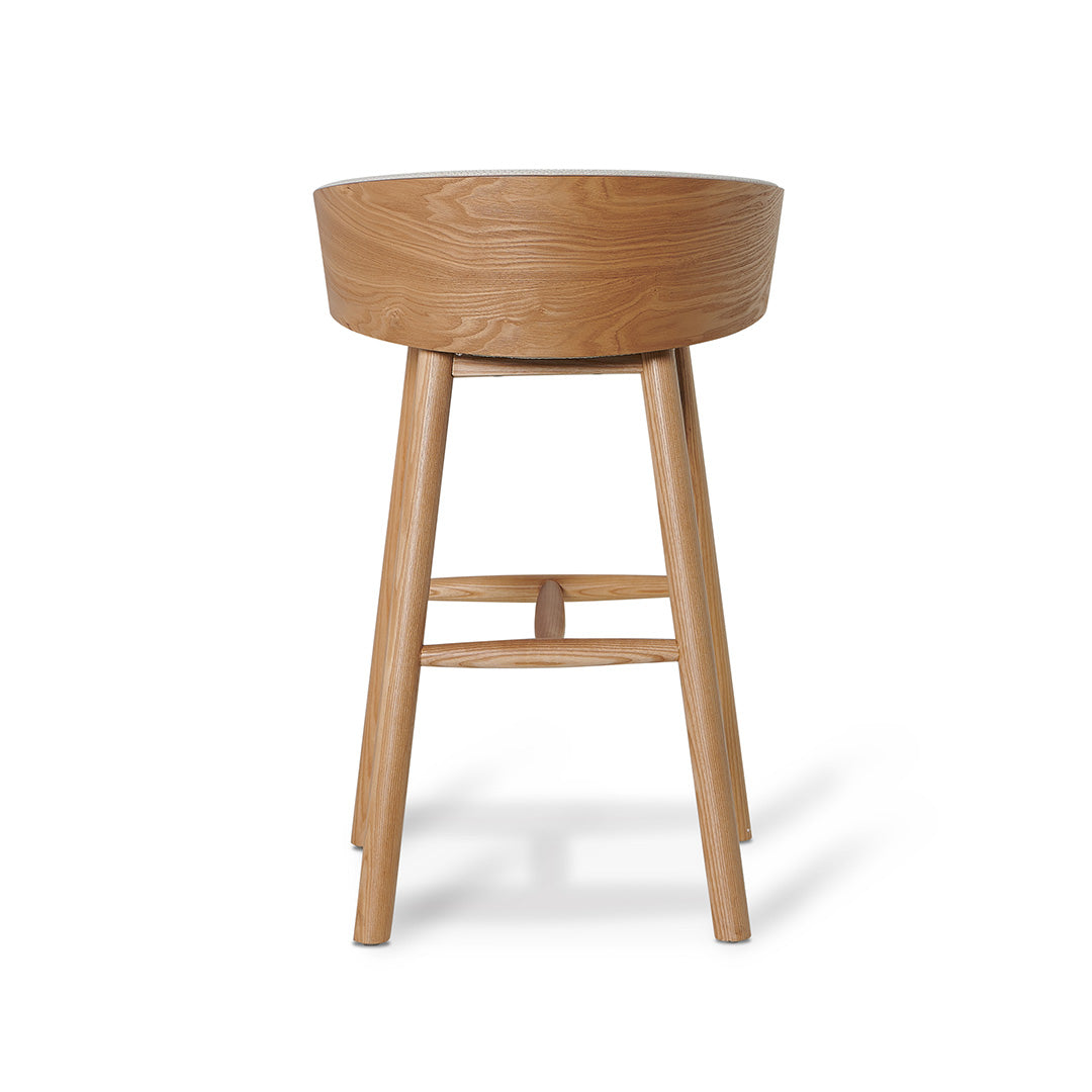 Nicholas 65cm Natural Bar Stool - Beige