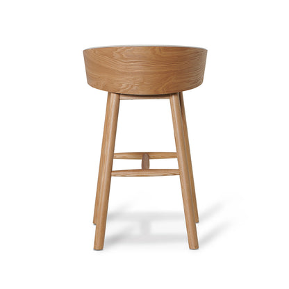 Nicholas 65cm Natural Bar Stool - Beige