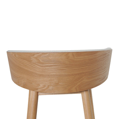 Nicholas 65cm Natural Bar Stool - Beige