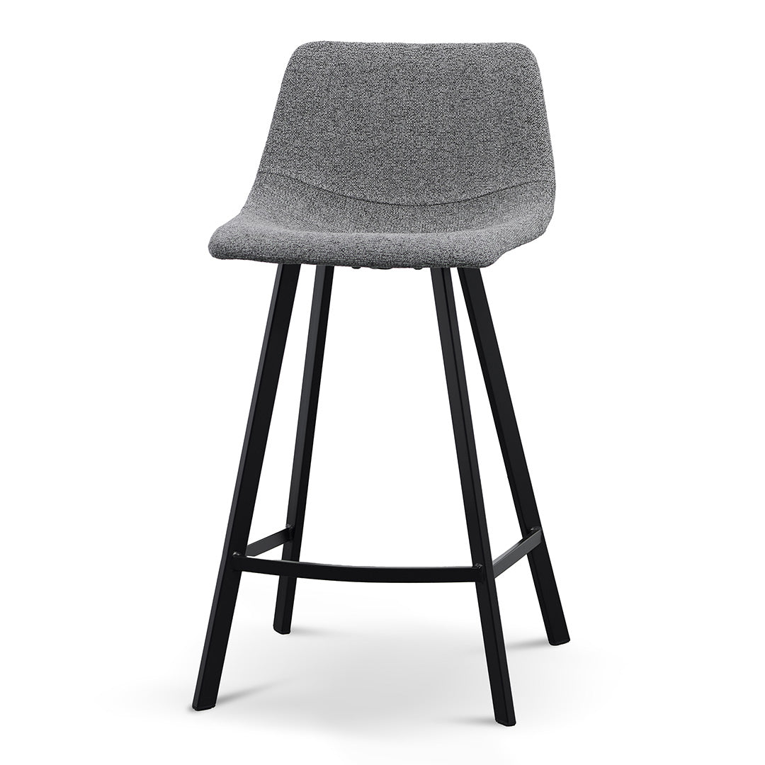Set of 2 - Duke 65cm Bar Stool - Spec Charcoal