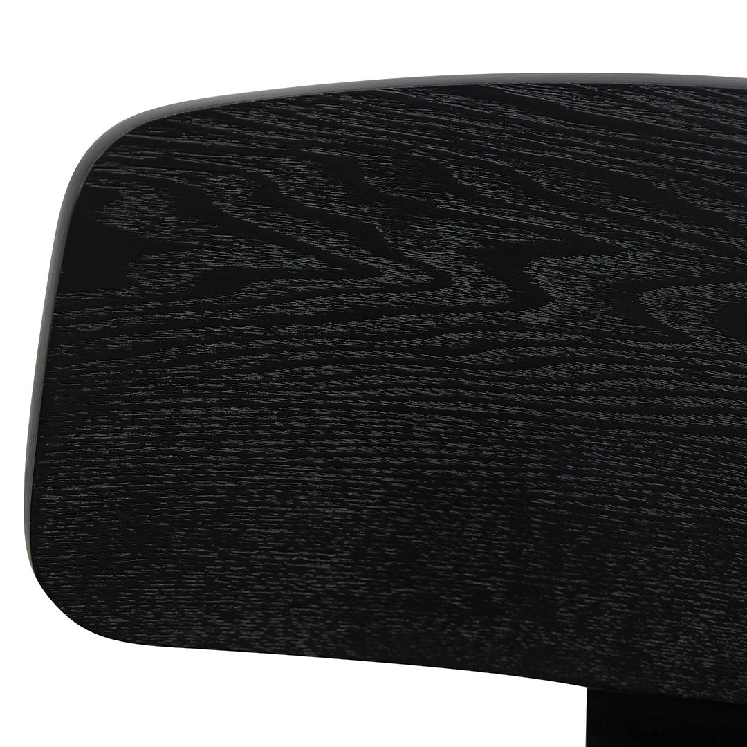 Martino 75cm Bar Stool – Full Black – view 4